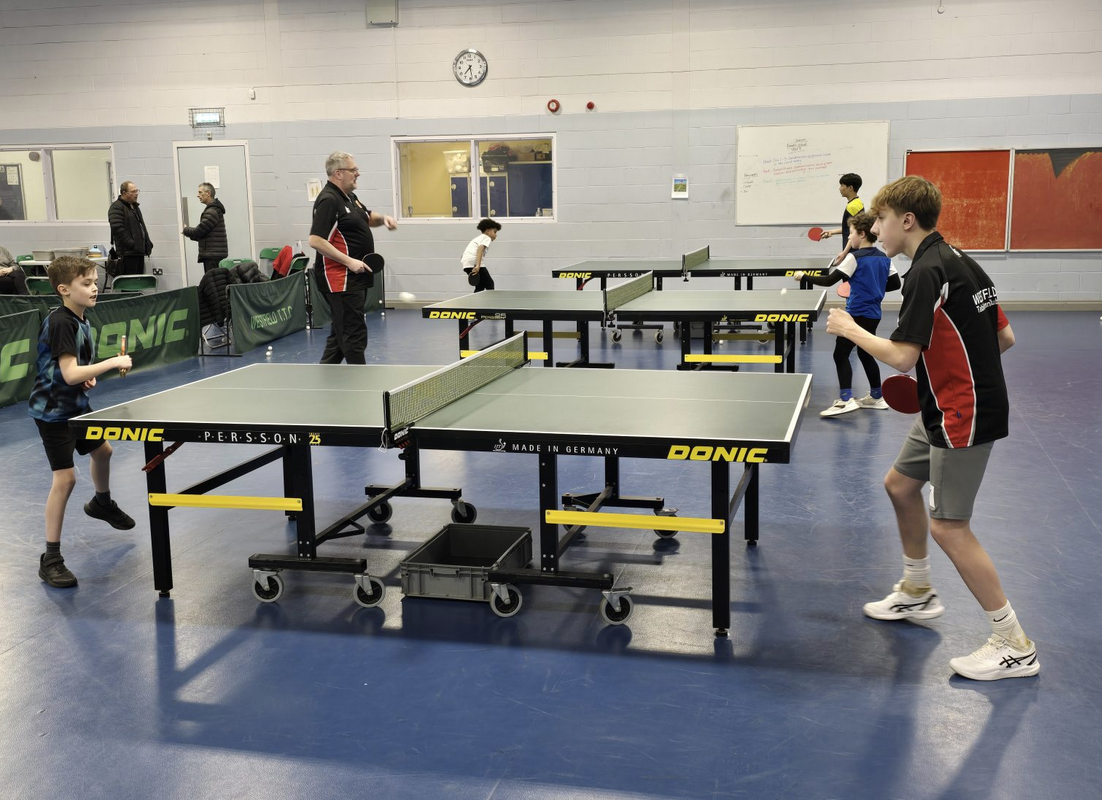 Visit from Table Tennis England's Coaching Department
